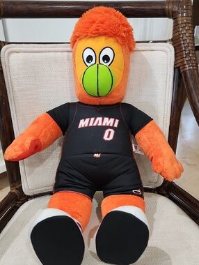miami Orange Plush Mascot Stuffed Animal